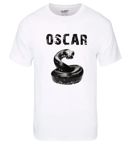 White Oscar shirt